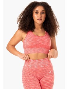 RYDERWEAR EVOLVE SEAMLESS LONGLINE SPORTS BRA - CORAL