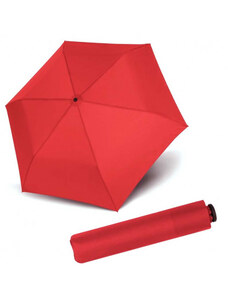 Doppler Zero 99 - dětský/dámský skládací deštník, červená, plná barva