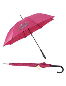 Doppler Long Flex AC Kiss Pink UV Protection - dámský holový vystřelovací deštník
