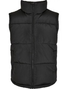 URBAN CLASSICS Block Puffer Vest - black/black