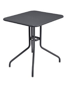 Černý kovový zahradní stůl Fermob Pétale 60 x 70 cm