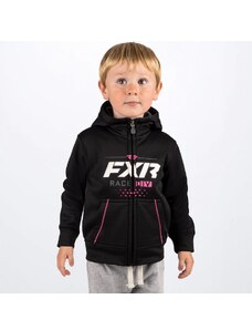 FXR Toddler Race Division Tech Hoodie Black Cotton Candy