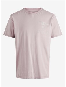 Světle růžové tričko Jack & Jones Ozone - Pánské