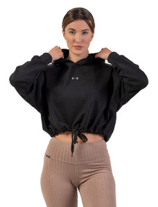 NEBBIA Feel Good Look Good Crop Mikina Iconic 421 Black