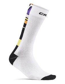 Ponožky CRAFT ADV Bike Offroad - 34-36, white/black/violet 2022