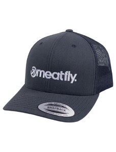 MeatFly kšiltovka Logo Trucker 2023 Dark Gray