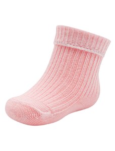 Kojenecké bavlněné ponožky New Baby růžové Barva: Růžová, Velikost: 56 (0-3m)