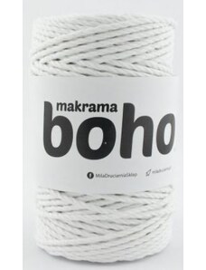 Mila Macrame BOHO 3ply 4 mm - bílá