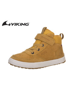 Viking obuv 3-50783-43 SAMUEL MID WP JR MUSTARD