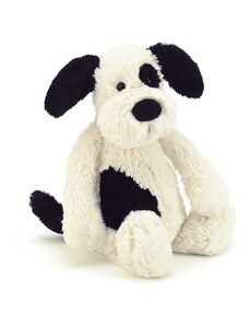 PLYŠOVÉ ŠTĚŇÁTKO JELLYCAT, ČERNO-BÍLÉ, 31 CM