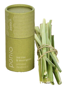 Ponio přírodní tuhý deodorant Tea Tree a Lemon Grass 65g