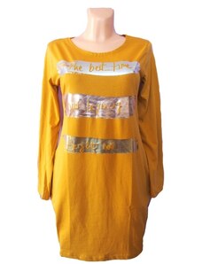 Italia moda Dámské šaty s bočními kapsami