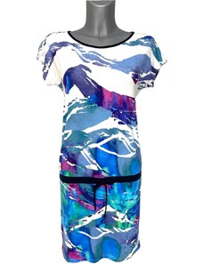 Scharf Dámské letní šaty přepásané modré