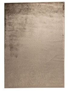 Hnědý koberec DUTCHBONE Dots 240 x 170 cm