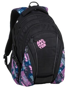 Školní batoh Bagmaster bag 9 a pink/petrol/black