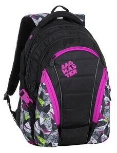 Školní batoh Bagmaster bag 9 b purple/green/black