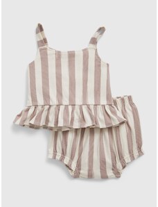 GAP Baby pruhovaný set peplum - Holky