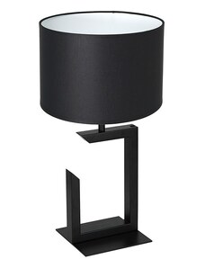 Stolní lampa 1xE27/60W/230V 45 cm černá/bílá LU3402