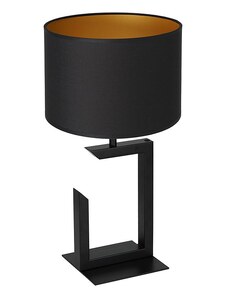 Stolní lampa 1xE27/60W/230V 45 cm černá/zlatá LU3403