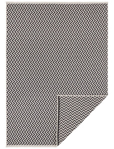 Mujkoberec Original Kusový koberec Mujkoberec Original Nora 103732 Black, Creme – na ven i na doma - 80x250 cm