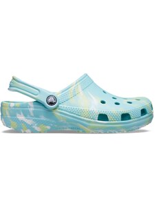 Pantofle Crocs Classic Marbled Clog - Pure Water/Multi