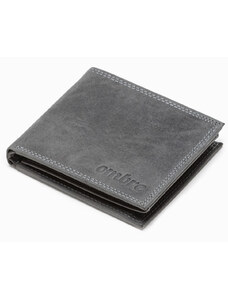 Ombre Clothing Pánská kožená peněženka - černá A092