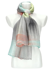 Cashmere Barebag Letní dámský barevný šátek 184x70 cm šedá