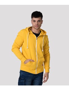 RetroJeans ADAM OUT HOODIE JOGGING TOP, YELLOW