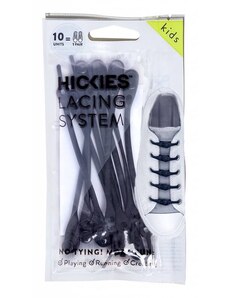 Dětské elastické tkaničky Hickies (10ks) - černé