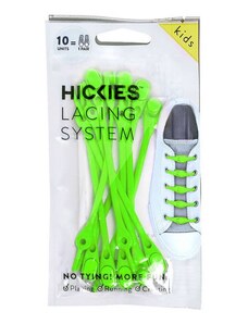 Dětské elastické tkaničky Hickies (10ks) - svítivě zelená