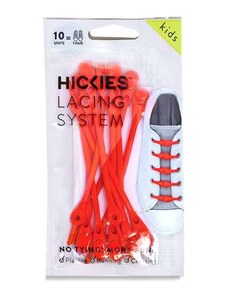 Dětské elastické tkaničky Hickies (10ks) - oranžová