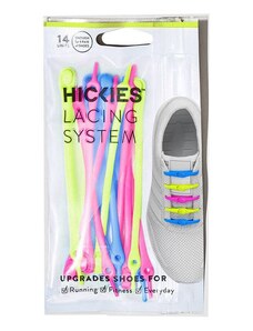 Elastické tkaničky Hickies (14ks) - barevné/neon