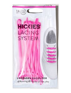 Elastické tkaničky Hickies (14ks) - růžová