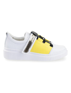 Olivia shoes, bílo-žluté tenisky 7144