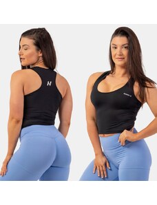 NEBBIA - Dámské crop tílko 422 (black)