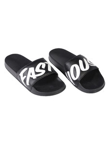 Fasthouse Logo Slide Sandals Black