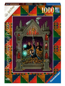 Ravensburger 16749 Puzzle Harry Potter Trezor v Gringottovic bance 1000 dílků