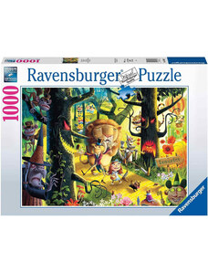 Ravensburger 16566 Puzzle Lvi, tygři a medvědi 1000 dílků