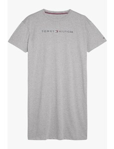 Tommy Hilfiger DRESS HALF SLEEVE tričkové šaty šedá