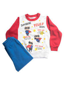 JOYCE Chlapecké bavlněné pyžamo "SUPER HERO"/modrá