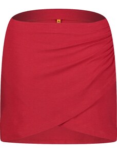 Nordblanc Červená dámská bavlněná sukně ASYMMETRIC