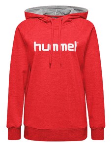 Mikina s kapucí Hummel GO COTTON LOGO HOODIE WOMAN 203517-3062