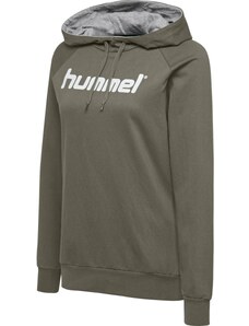 Mikina s kapucí Hummel GO COTTON LOGO HOODIE WOMAN 203517-6084