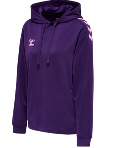 Mikina s kapucí Hummel CORE XK POLY SWEAT HOODIE WOMAN 212649-3443