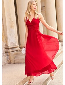 bonprix Dlouhé šaty Červená