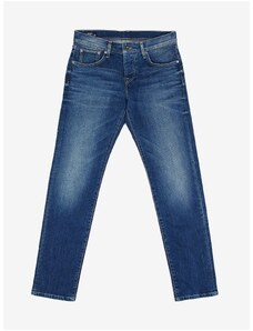 Tmavě modré pánské slim fit džíny Pepe Jeans Cane - Pánské