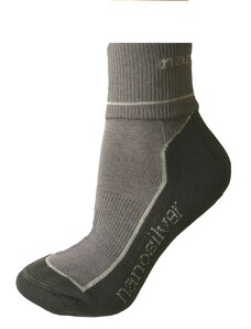 nanosilver Sportovní ohrnovací ponožky se stříbrem nanosilver