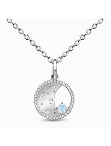 Royal Exklusive Royal Fashion stříbrný náhrdelník GU-DR22121N-SILVER-MOONSTONE