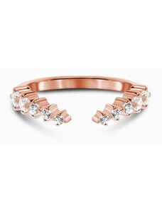 Royal Exklusive Royal Fashion prsten 14k zlato Vermeil GU-DR8351R-ROSEGOLD-TOPAZ