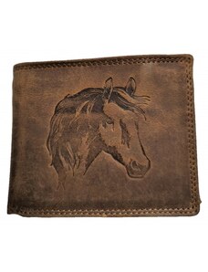 Kožená peněženka kůň BROWN